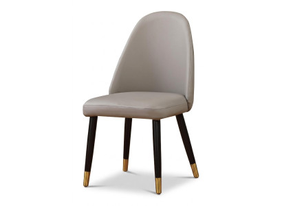 Chaise incomparable en gris pour salle à manger dans un style moderne