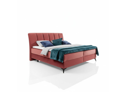 Conception de literie rembourrée Luxueux lit double d'hôtel Lits de mariage Chambre de sommeil Textile 180x200cm