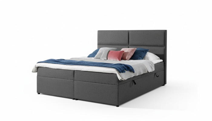 Lit designer Chesterfield Textile Lits d'hôtel Chambre double de luxe 180x200