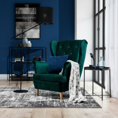 Canapé Canapé Fauteuil Design Siège Cuir Salon Club Tapisserie Luxe Bras