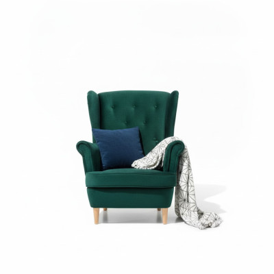 Canapé Canapé Fauteuil Design Siège Cuir Salon Club Tapisserie Luxe Bras