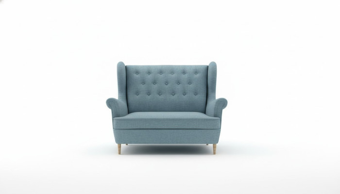 Tabouret Chesterfield Deux places Canapé 2 places Canapé en velours Rembourrage Canapés