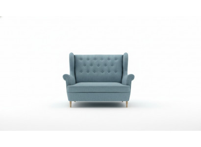 Tabouret Chesterfield Deux places Canapé 2 places Canapé en velours Rembourrage Canapés