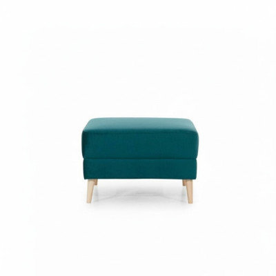 Repose-pieds Tabouret Pouf Salon Tabouret design Cuir Textile