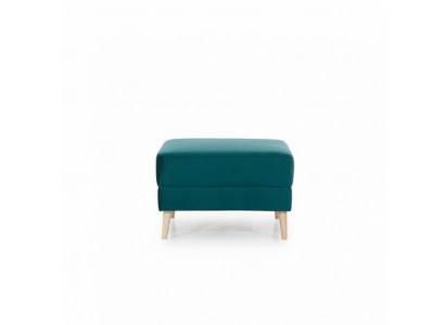 Repose-pieds Tabouret Pouf Salon Tabouret design Cuir Textile