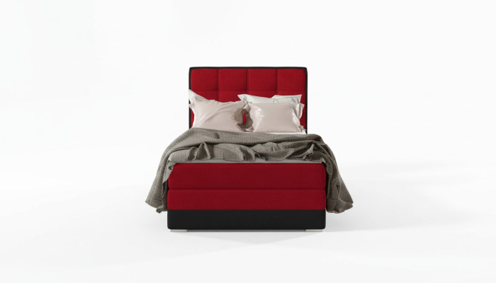Revêtement de lit Design Luxueux Lits d'hôtel 90x200cm Chambre à coucher ressorts ensachés Simple