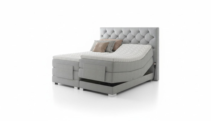 Meubles de luxe Lits modernes Lits à cadre rembourrés Design de chambre à coucher 180x200