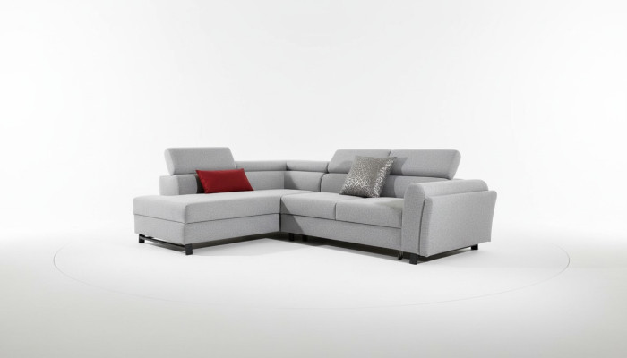 Paysage vivant Canapé d'angle en L Fauteuil Ensemble Suite Canapé moderne Siège textile Coin