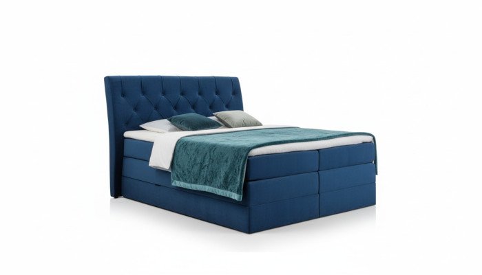 Meubles Lits de luxe modernes Lits à cadre rembourré Conception de chambre à coucher