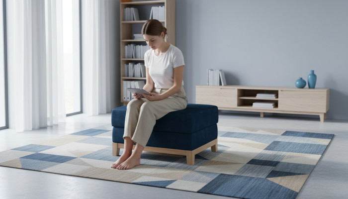 Ottoman Repose-Pieds Tabouret Pouf Salon Tabouret Designer Tabouret Tabouret Rembourré