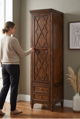 Armoire en bois Armoires Armoire Portemanteau Mobilier Armoires de chambre neuf