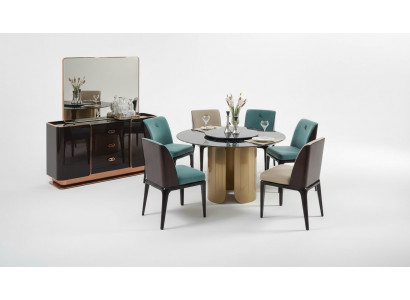 Chaise Bleu Salle à manger Moderne Chaises Design Mobilier Luxe Designer Ameublement neuf