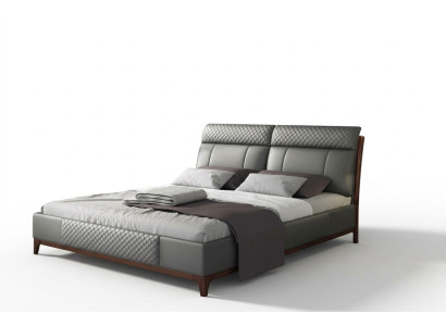 Revêtement de lit Design Luxe 180x200cm Lits Doubles Hôtel Mariage Chambre de Sommeil en Cuir