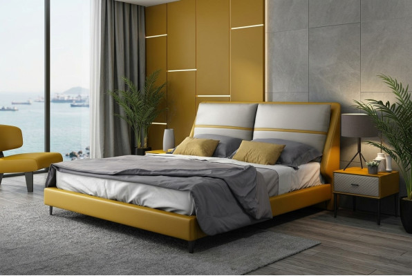 Chambre de luxe Lit design Luxe Lits doubles d'hôtel 180x200 cm