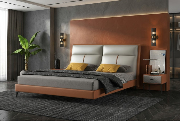 Lit Luxe Chambre Lit Lit double Cadre de lit lit de chambre