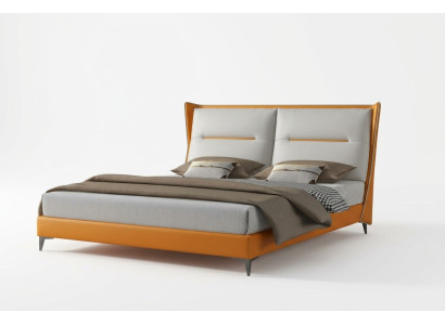 Lit design moderne 180x200 en cuir Lits d'hôtel Chambre double sommeil