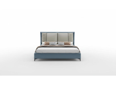 Lit de designer Chambre lits Textile Cuir Hôtel de luxe rembourrage en velours
