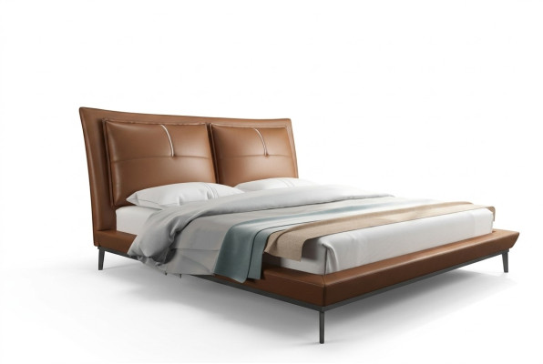 Lit de designer Chambre Lits Hôtel Cuir Mobilier Italien