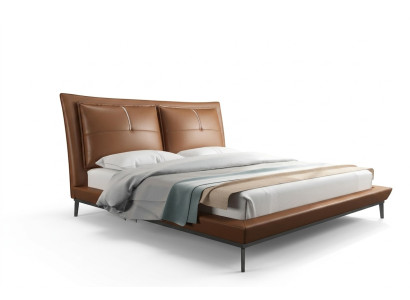 Lit de designer Chambre Lits Hôtel Cuir Mobilier Italien
