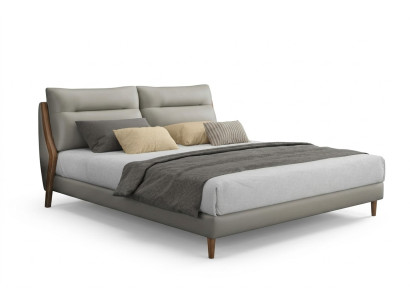 Lits de luxe classiques Rembourrage en cuir textile de haute qualité Literie de chambre à coucher nouveau
