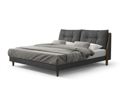 Hôtel Lit Luxe Design Lits Rembourrage Bois Cuir Chambre 180x200