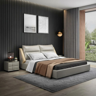 Chambre Lit de luxe Design de lit Lit en bois Lits 180x200cm Lits Hôtel