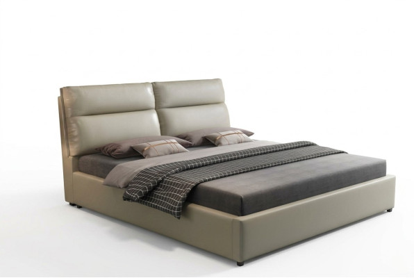 Lit design Chambre Textile Cuir Rembourrage Moderne Lits 180x200cm