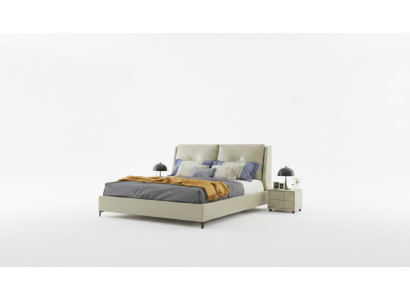 Design de revêtement de lit Lits doubles de luxe pour hôtel Chambre à coucher Dormir 180x200cm