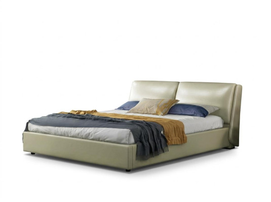 Lit en cuir Lits double mariage cadre moderne de luxe chambre d'hôtel 180x200