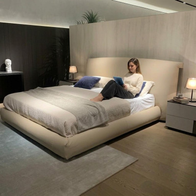 Conception de lit Luxe Double Hôtel Lits Classiques Chambre de Luxe Lit à l'Italie nouveau