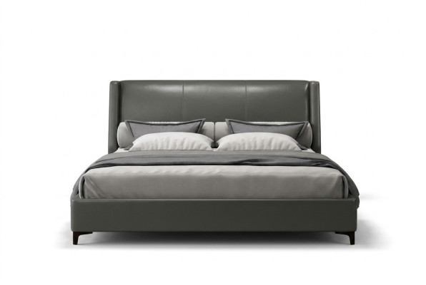 Design de matelas de lit en tissu de luxe pour les lits doubles de mariage de 180x200cm en métal pour les chambres à coucher.