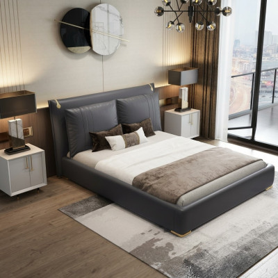 Lit double lit lit conception de lit conjugal de luxe lit design textile de lits