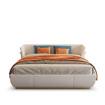 Lit double design lits doubles Hôtel moderne lit double cuir 180x200cm