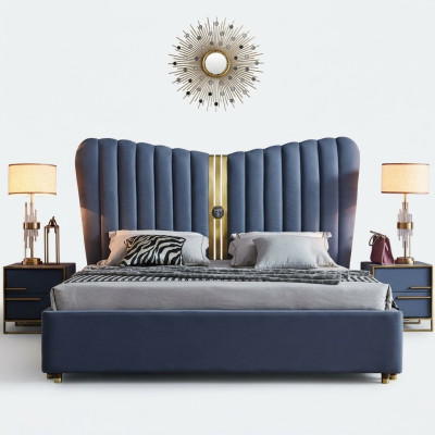 Conception de literie de lit Luxe de l'hôtel 150/180cm Chambre à coucher Double
