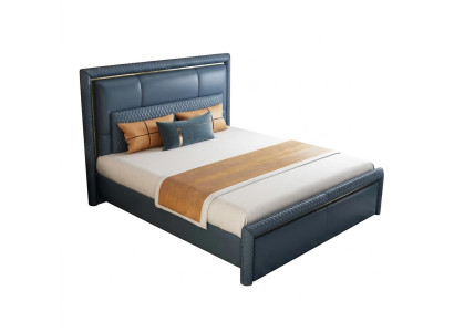 Lit design Chambre Lit double Lits Hôtel Luxe Rembourrage Cuir