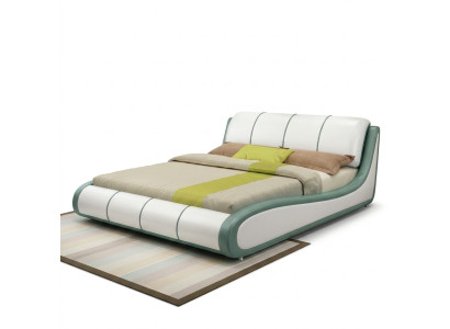 Lit de designer Chambre de luxe Lit double Lits Cuir Hotel Rembourrage