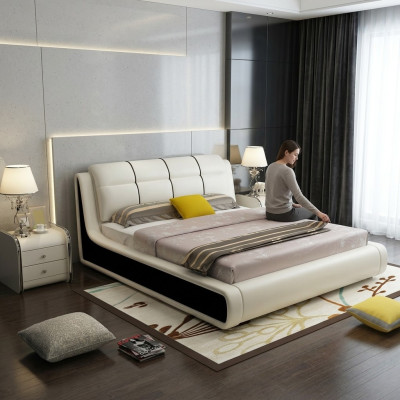 Chambre de luxe Lit Lits doubles Bois 180x200cm Hôtel de designer