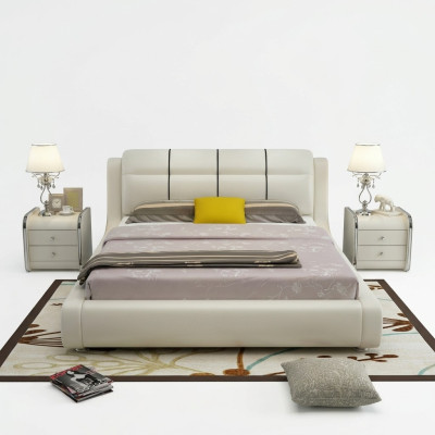 Chambre de luxe Lit Lits doubles Bois 180x200cm Hôtel de designer
