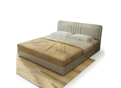 Conception de tissu Lits doubles Lits de luxe Mariage Moderne Cadre d'hôtel Dormir