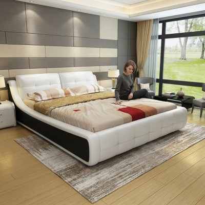 Design Lit Chambre Lits Textile Hôtel Luxe Rembourrage Meubles Tissu Ameublement