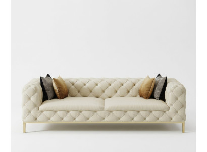 Canapé Chesterfield Canapé Rembourrage 3 Places Canapés Siège Suite Canapés Blanc