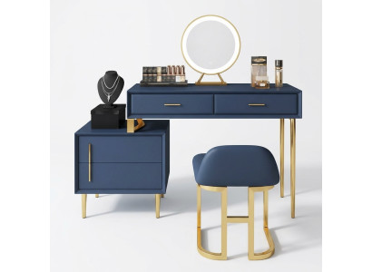 Coiffeuse Miroir Tabouret Ensemble complet de décoration Commode Chambre neuve