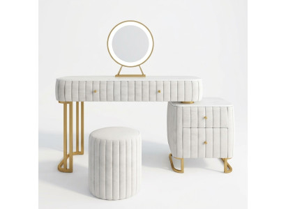 Consoles de designer Coiffeuse Table de cosmétiques Miroir Décoration Commode Coiffeuse