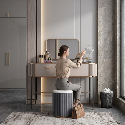 Coiffeuse Tabouret Console Maquillage Tables Décoratives Consoles Secrétaire