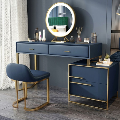 Coiffeuse Miroir Tabouret Ensemble complet Commode Chambre