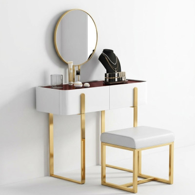 Coiffeuse coiffeuse table de maquillage commode avec miroir consoles