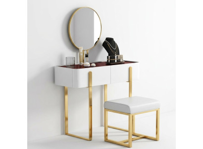 Coiffeuse coiffeuse table de maquillage commode avec miroir consoles