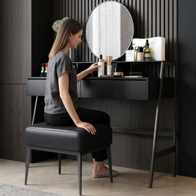 Console de concepteur Table de toilette Table de cosmétiques Miroir Commode