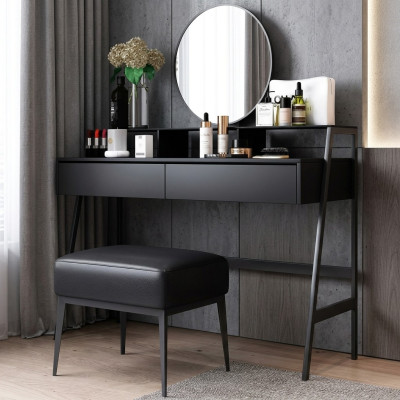 Console de concepteur Table de toilette Table de cosmétiques Miroir Commode