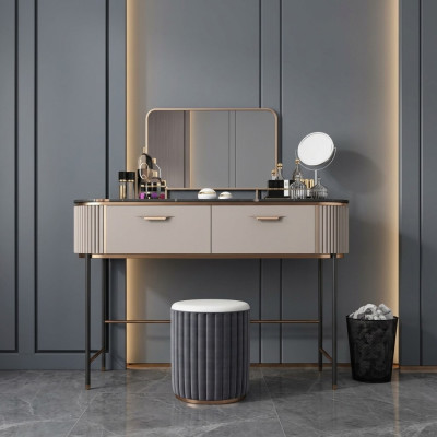 Coiffeuse Commode noire Consoles de chambre Table de chambre Consoles Meubles
